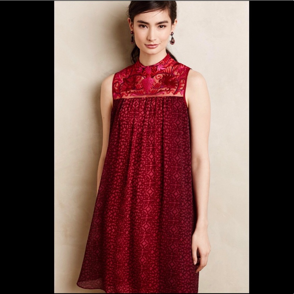 Anthropologie shift dress, size 0